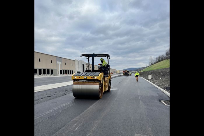 paving job site