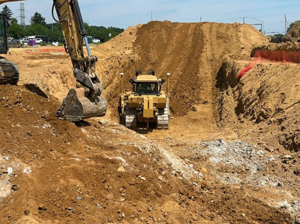 Excavating at Faulkner Subaru