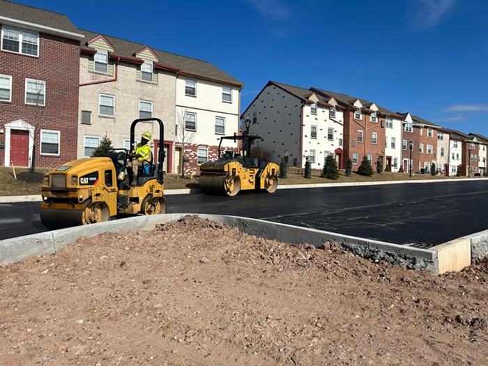 paving crew job well done