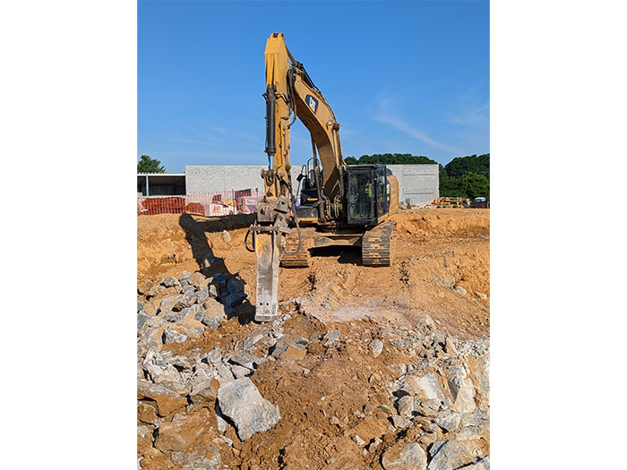 Rock hammering