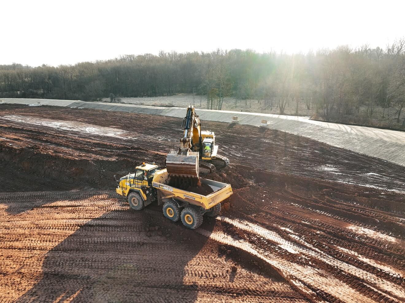 Sitework at New Morgan