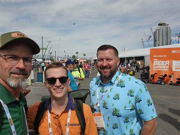 Keith Brubacher and team at CONEXPO