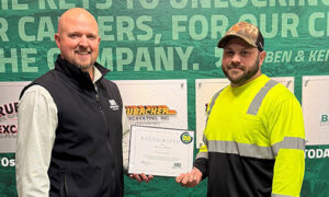 Landon M service award