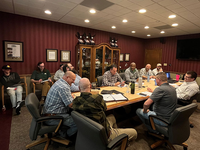 Brubacher team meeting