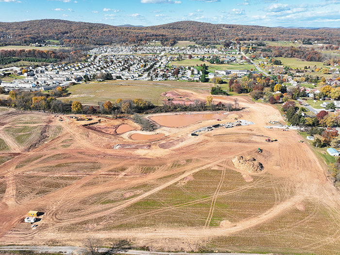 Aerial view of Freedom Square