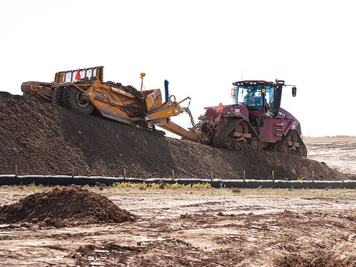 Freedom Square excavating support