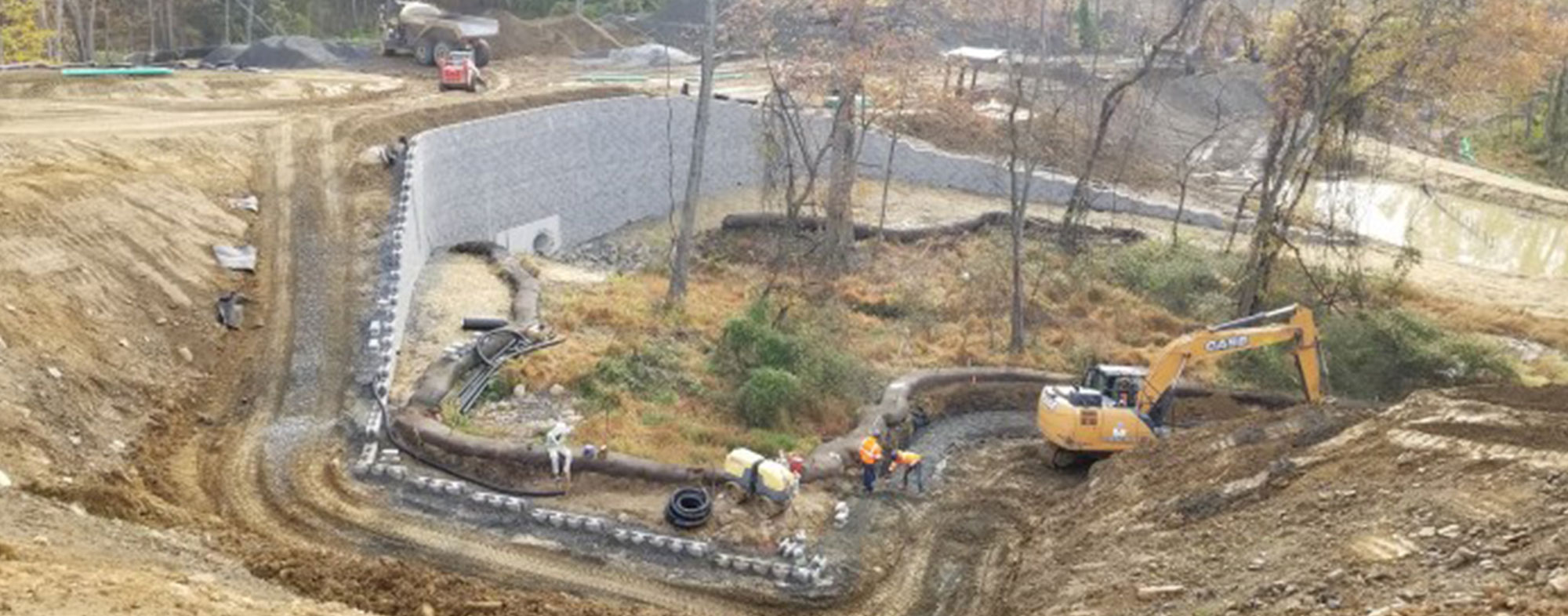 Progress at Pond's Edge Jobsite