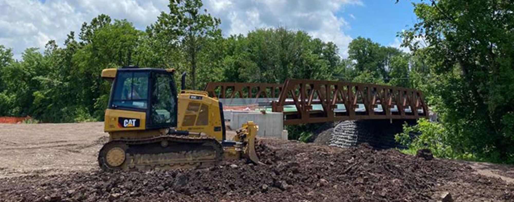 Bulldozer on Steelpointe Jobsite