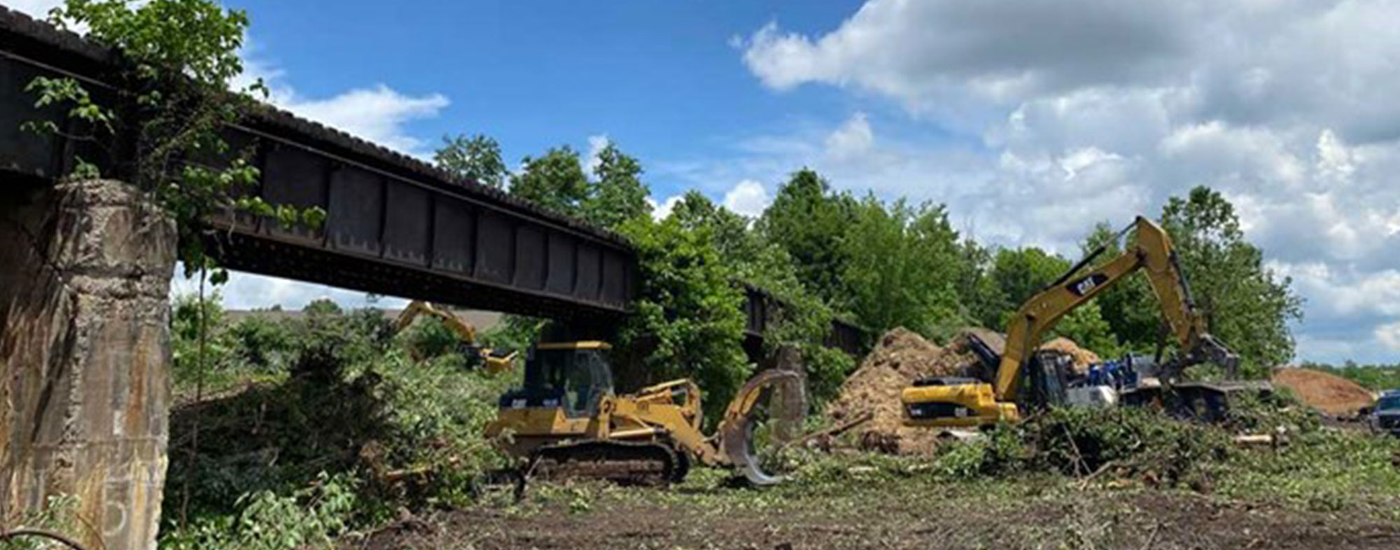 Construction Vehicles on Steelpointe Jobsite